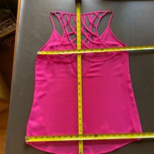 Naked Zerba Bright pink  racer back tank top size medium